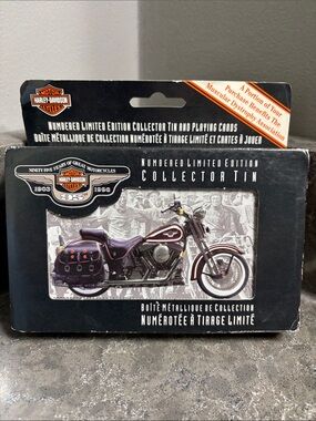 Harley-Davidson 95th  Anniversary  Collector Tin with Playing Cards